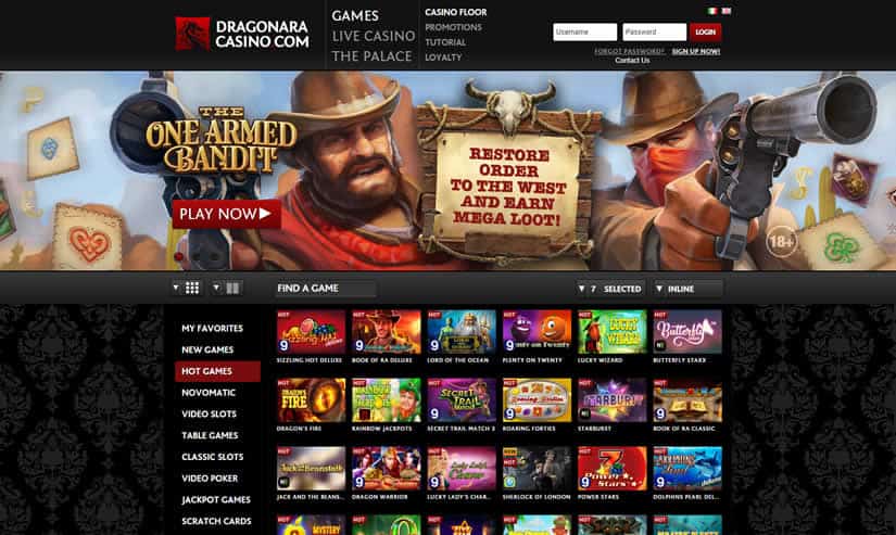 Dragonara Casino Homepage