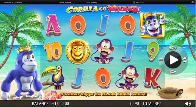 Best slots to play in July 2019: Gorillas go Wild slot by Nextgen