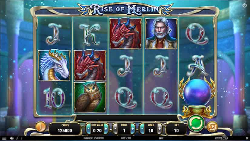 Best slots to play in July 2019: Rise of Merlin slot from Play'N Go