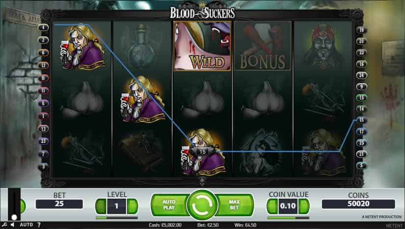 Virtual Reality Slots Bloodsuckers Slot by Netent