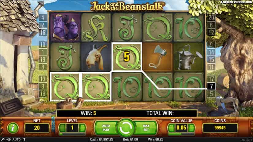 Virtual Reality Slots Jack and the Beanstalk Slot by Netent