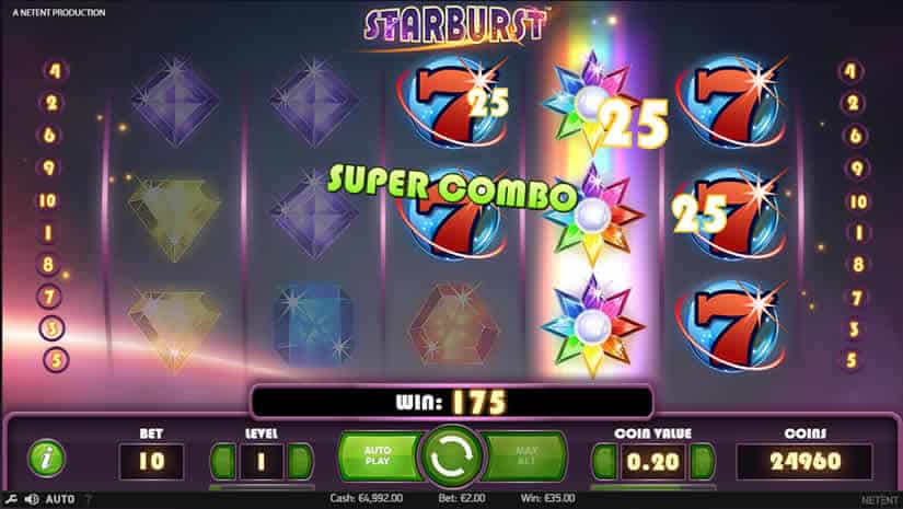 Virtual Reality Slots Starburst Slot by Netent