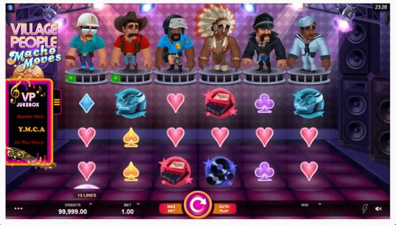 Village People Macho Moves Slot by Microgaming