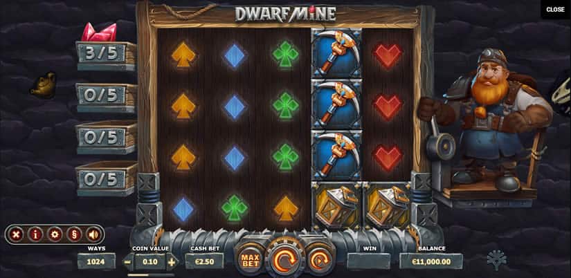 Dwarf Mine Slot by Yggdrasil Gaming