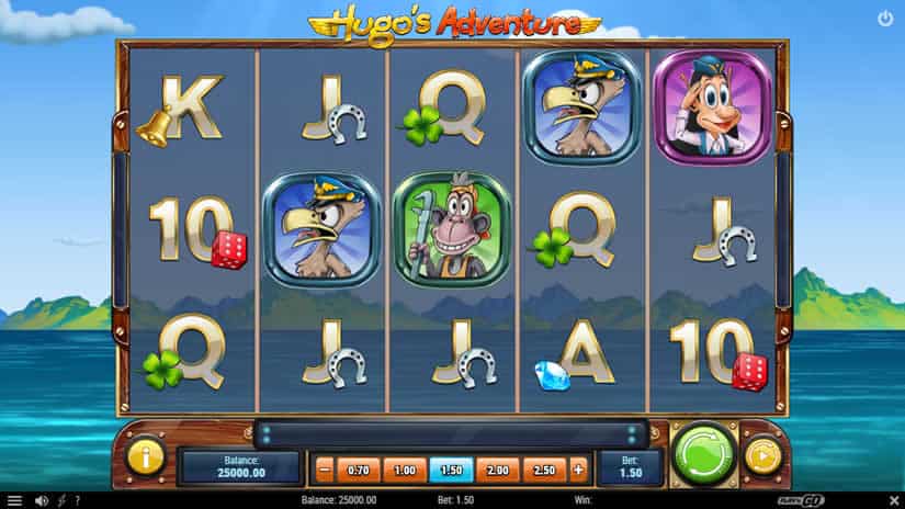 Hugo's Adventure Slot by Play'n Go