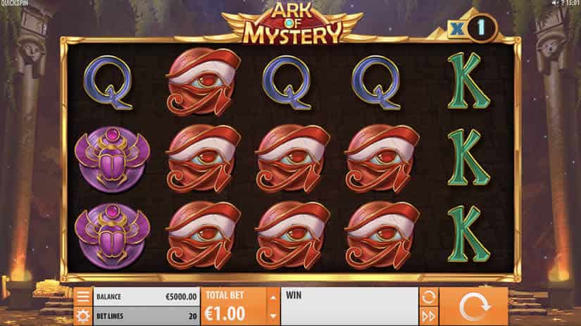 Ark of Mystery slot by Quickspin: Best Egypt themed online slots