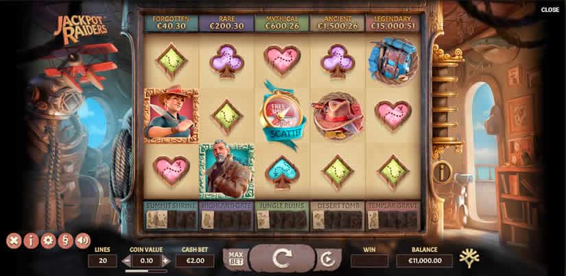 Jackpot Raiders slot by Yggdrasil: Best Egyptian themed slot machines