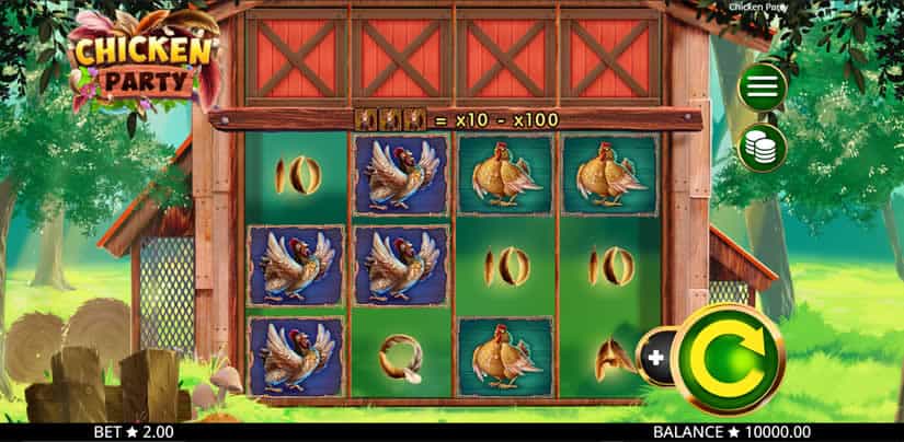 Best slots to play in January 2020: Chicken Party by Booming Games