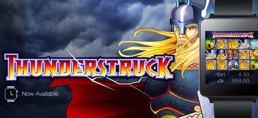 Thunderstruck smartwatch casino game