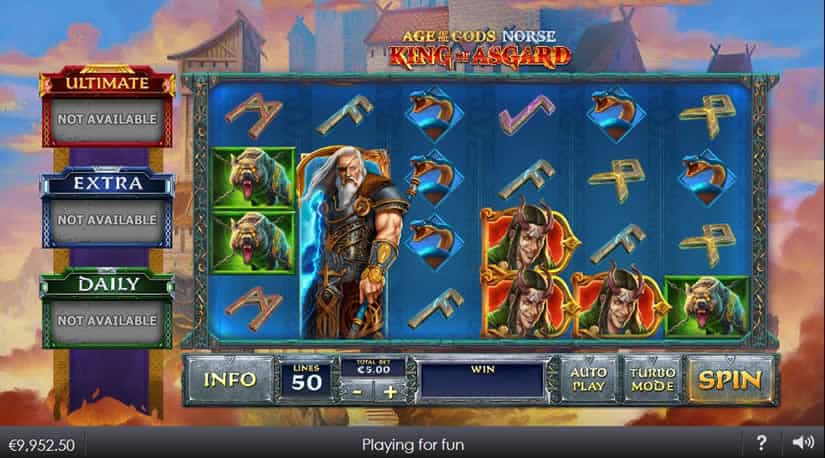 Age of the Gods - Norse slot by Playtech: One of the best slots to play in March 2020