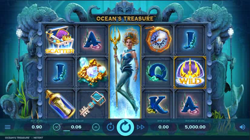 Ocean's Treasure slot by NetEnt: One of the best slots to play in March 2020