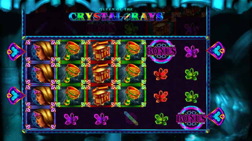 Queen of Crystal Rays slot by Crazy Tooth Studios