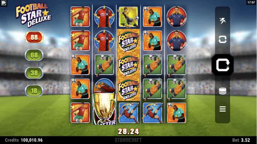 Football Star Deluxe slot by Microgaming: Best slots to play in june 2020