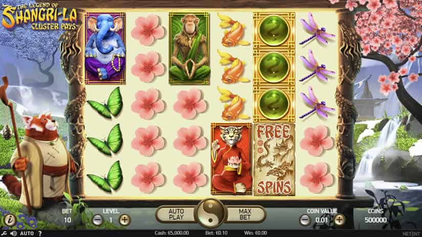 Asian Slotmachines Shangrila Netent 