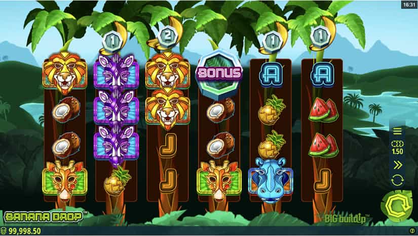 Best slots to play in August 2020: Banana Drop slot from Microgaming