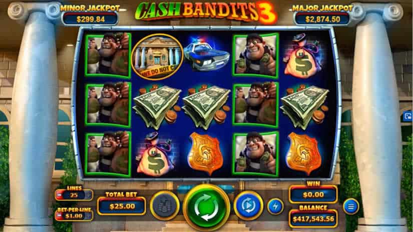 Best slots to play in August 2020: Cash Bandit 3 slot by RTG