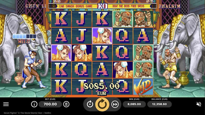 Street fighter II slot Wild and big Win