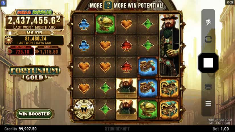 Fortunium Gold Mega Moolah Slot by Microgaming: one of the best slots to play in October 2020.