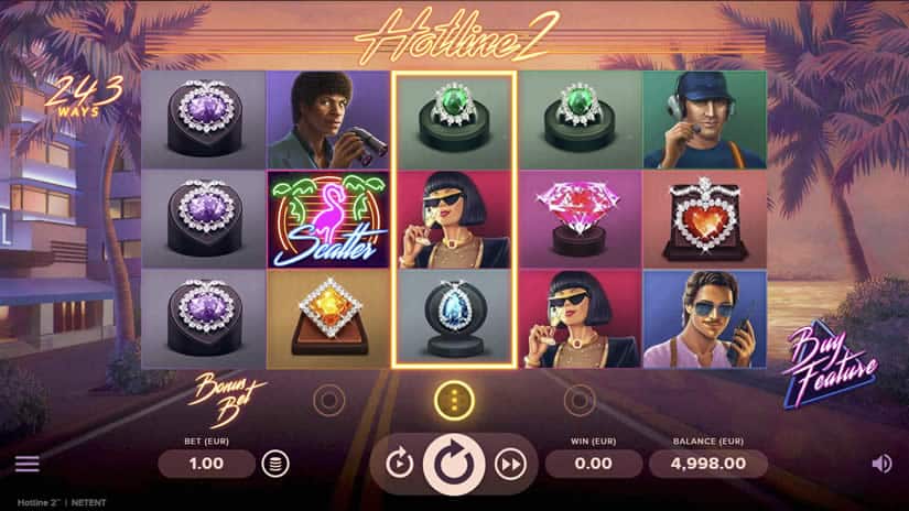 Hotline 2 Slot by NetEnt: One of the best slots to play in September 2020.